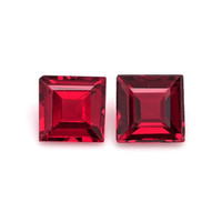 0.50 Ct.Tw.Total Carat Weight Ruby Pair from Mozambique Video