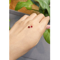 0.50&nbsp;Ct.Tw.Total Carat Weight Ruby Pair from Mozambique Life Style