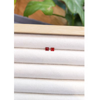 0.50 Ct.Tw.Total Carat Weight Ruby Pair from Mozambique Life Style