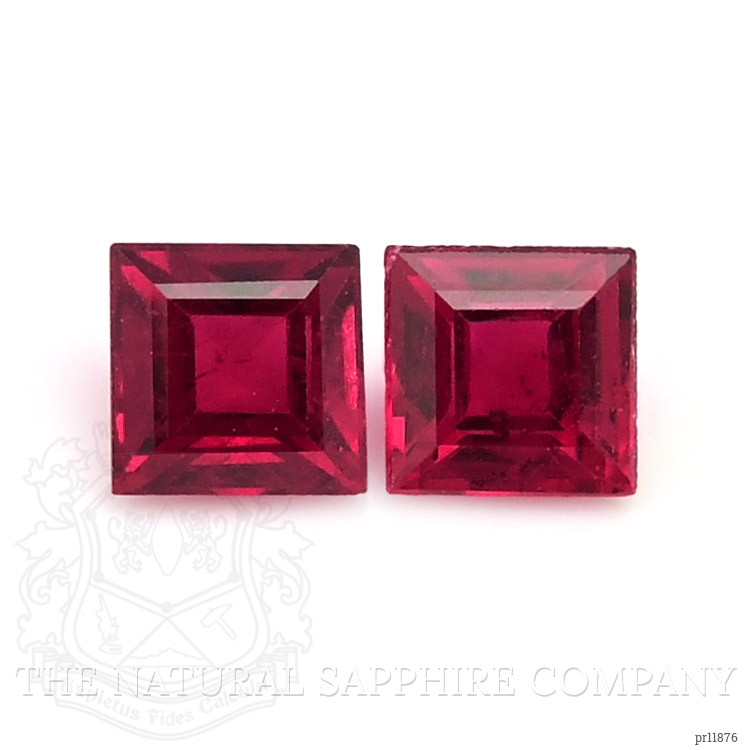 0.54 Ct.Tw. Ruby Pair from Mozambique