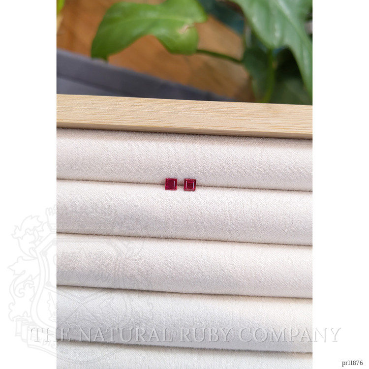 0.54 Ct.Tw. Ruby Pair from Mozambique