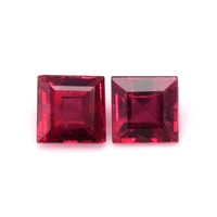0.60 Ct.Tw.Total Carat Weight Ruby Pair from Mozambique Video