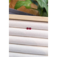 0.60 Ct.Tw.Total Carat Weight Ruby Pair from Mozambique Life Style