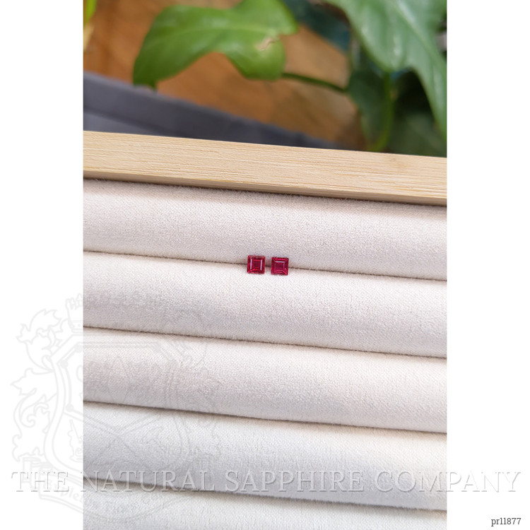0.60 Ct.Tw. Ruby Pair from Mozambique