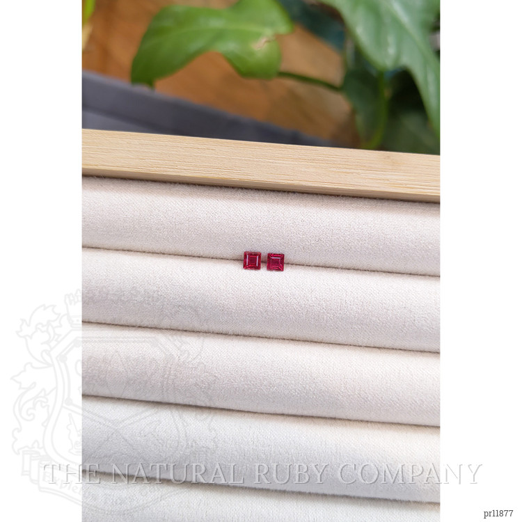 0.60 Ct.Tw. Ruby Pair from Mozambique