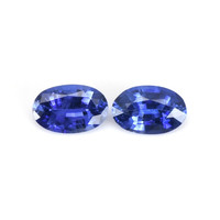 0.96&nbsp;Ct.Tw.Total Carat Weight Blue Sapphire Pair from Madagascar Video