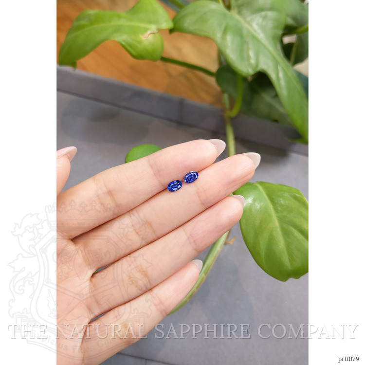 0.96 Ct.Tw. Blue Sapphire Pair from Madagascar