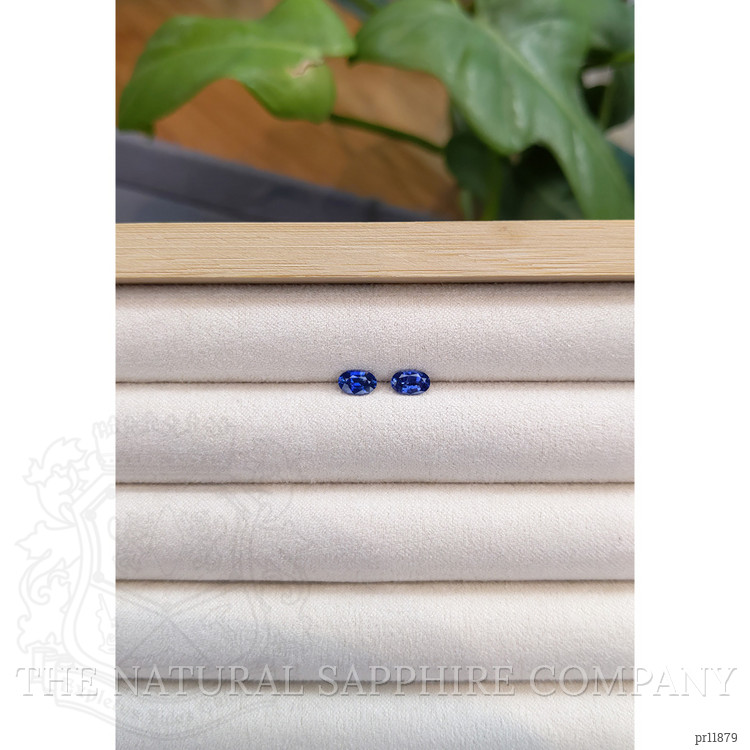 0.96 Ct.Tw. Blue Sapphire Pair from Madagascar