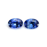 1.00&nbsp;Ct.Tw.Total Carat Weight Blue Sapphire Pair from Madagascar Video