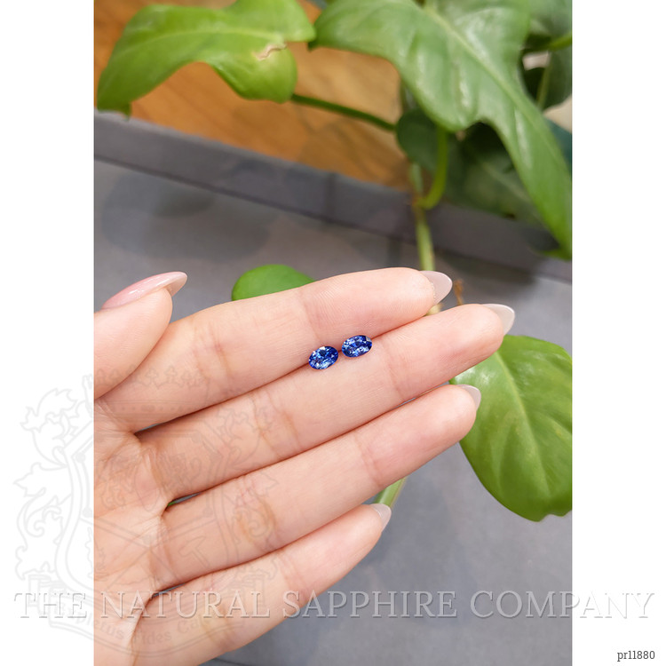 1.00 Ct.Tw. Blue Sapphire Pair from Madagascar