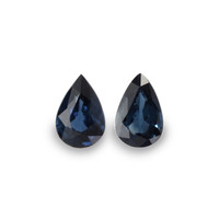 0.98&nbsp;Ct.Tw.Total Carat Weight Blue Sapphire Pair from Madagascar Video