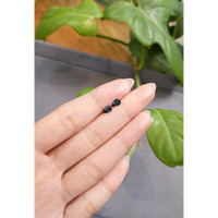 0.98&nbsp;Ct.Tw.Total Carat Weight Blue Sapphire Pair from Madagascar Life Style