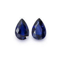 1.01&nbsp;Ct.Tw.Total Carat Weight Blue Sapphire Pair from Madagascar Video