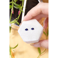 1.01&nbsp;Ct.Tw.Total Carat Weight Blue Sapphire Pair from Madagascar Life Style