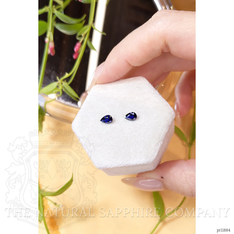 1.01 Ct.Tw. Blue Sapphire Pair from Madagascar