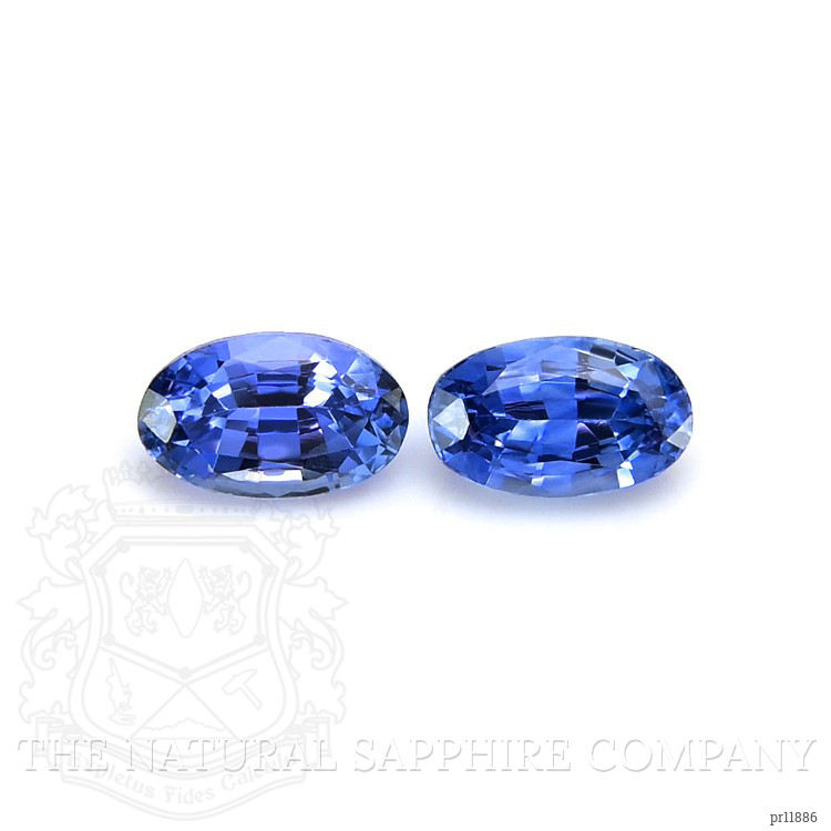 0.69 Ct.Tw. Blue Sapphire Pair from Madagascar