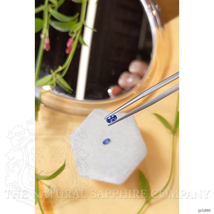 0.69 Ct.Tw. Blue Sapphire Pair from Madagascar