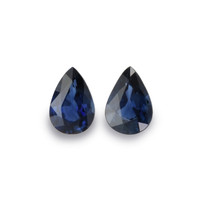 1.00&nbsp;Ct.Tw.Total Carat Weight Blue Sapphire Pair from Madagascar Video