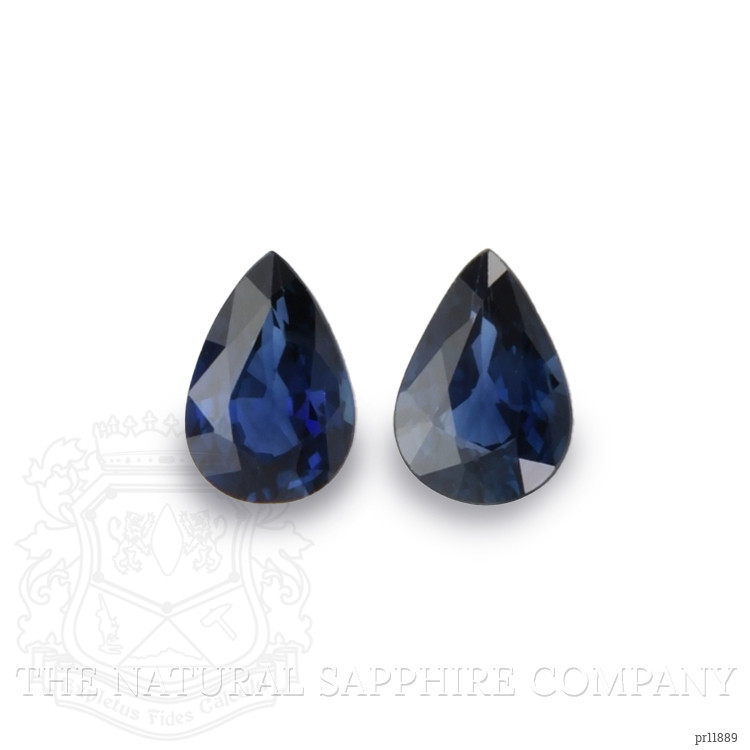 1.00 Ct.Tw. Blue Sapphire Pair from Madagascar