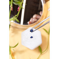 0.91&nbsp;Ct.Tw.Total Carat Weight Blue Sapphire Pair from Madagascar Life Style