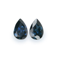 1.10&nbsp;Ct.Tw.Total Carat Weight Blue Sapphire Pair from Madagascar Video