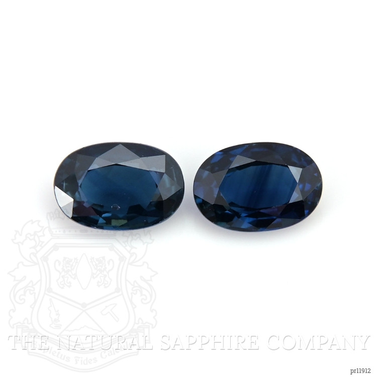 1.28 Ct.Tw. Blue Sapphire Pair from Madagascar