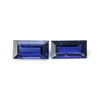 0.85&nbsp;Ct.Tw.Total Carat Weight Blue Sapphire Pair from Madagascar Video