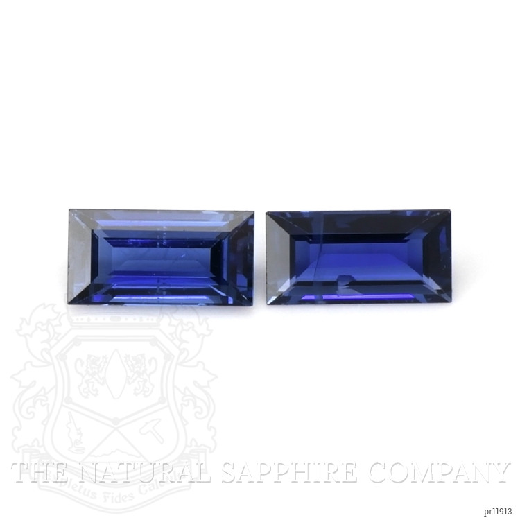 0.85 Ct.Tw. Blue Sapphire Pair from Madagascar