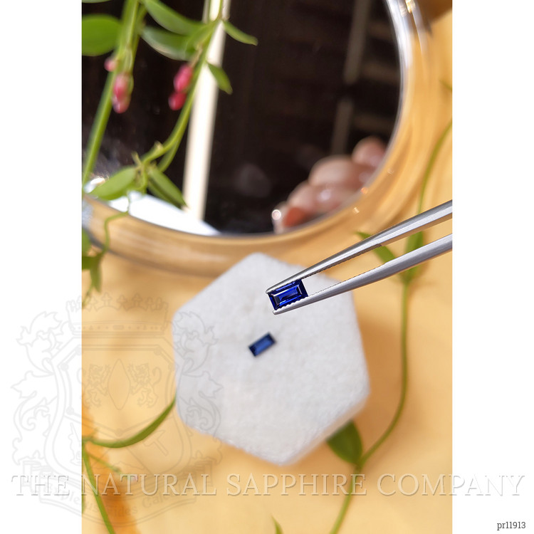 0.85 Ct.Tw. Blue Sapphire Pair from Madagascar