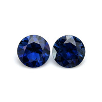 0.79&nbsp;Ct.Tw.Total Carat Weight Blue Sapphire Pair from Ceylon (Sri Lanka) Video