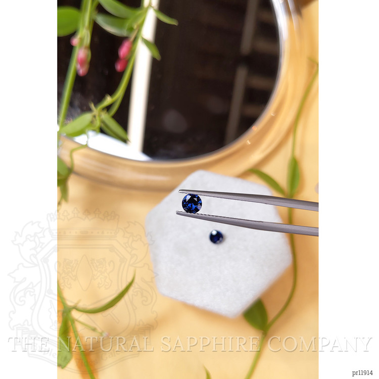 0.79 Ct.Tw. Blue Sapphire Pair from Ceylon (Sri Lanka)