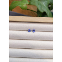 1.30&nbsp;Ct.Tw.Total Carat Weight Blue Sapphire Pair from Ceylon (Sri Lanka) Life Style