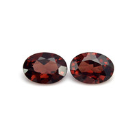 1.94 Ct.Tw.Total Carat Weight Garnet Pair from Ceylon (Sri Lanka) Video