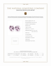 5.43 Ct.Tw.Total Carat Weight Amethyst Pair from Brazil Scan Report
