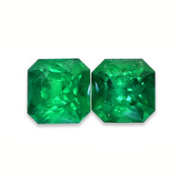2.44 Ct.Tw.Total Carat Weight Emerald Pair from Zambia Video