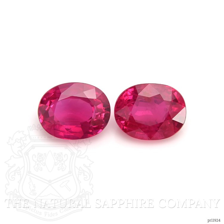 4.17 Ct.Tw. Pink Sapphire Pair from Ceylon (Sri Lanka)