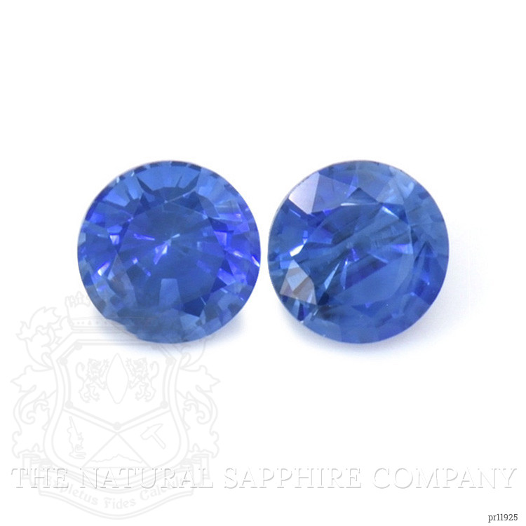 0.68 Ct.Tw. Blue Sapphire Pair from Ceylon (Sri Lanka)