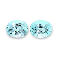 1.10 Ct.Tw.Total Carat Weight Paraiba Tourmaline Pair from Mozambique Video