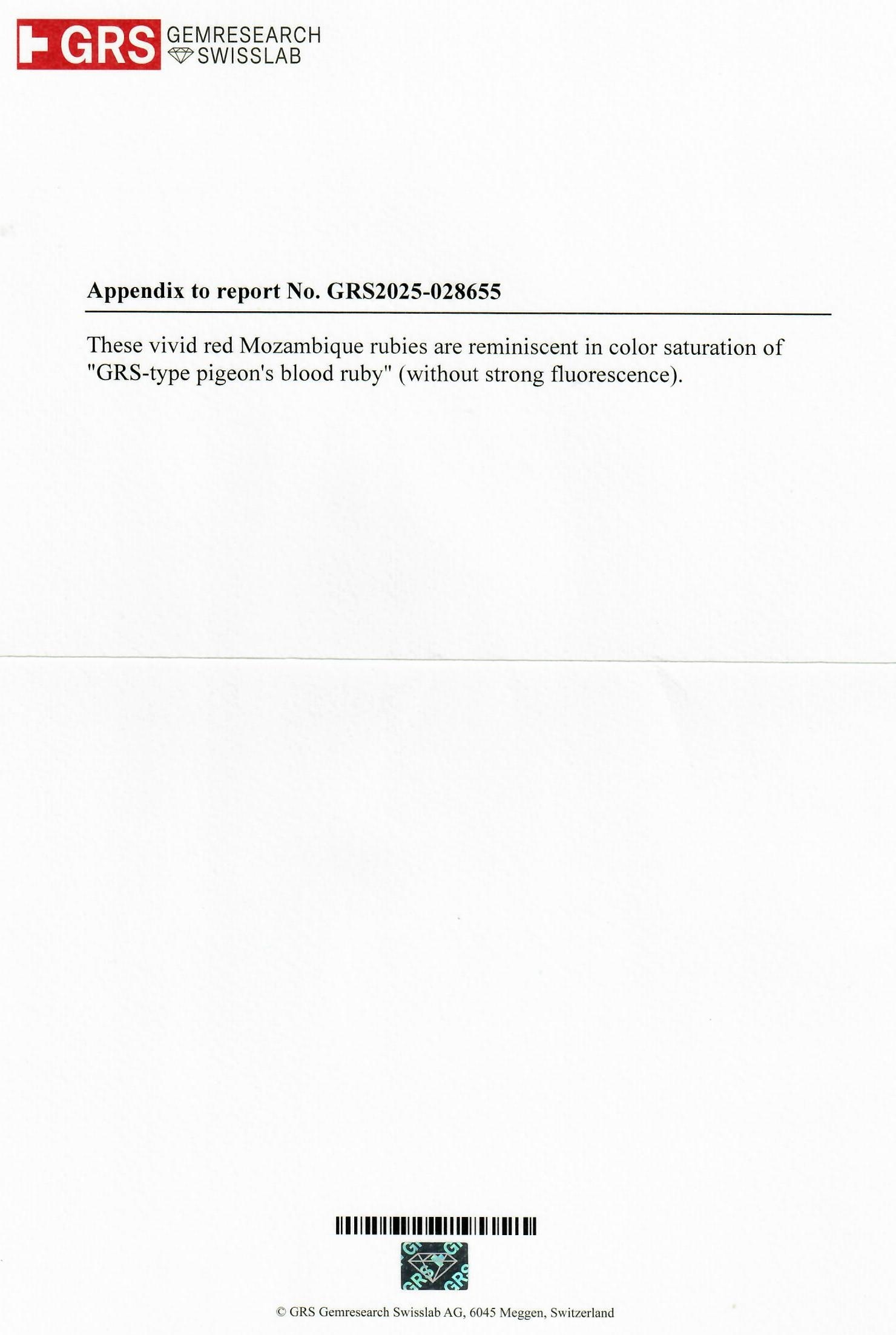 6.17 Ct.Tw. Ruby Pair from Mozambique