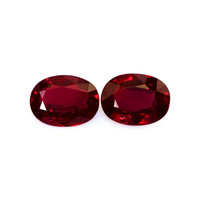 6.17 Ct.Tw.Total Carat Weight Ruby Pair from Mozambique Video