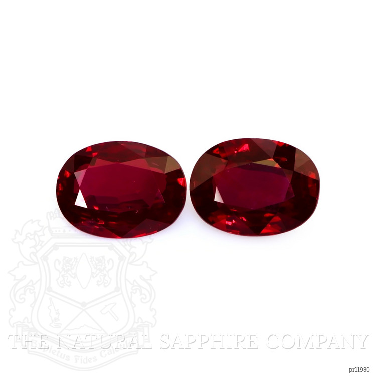 6.17 Ct.Tw. Ruby Pair from Mozambique