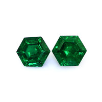1.80 Ct.Tw.Total Carat Weight Emerald Pair from Zambia Video