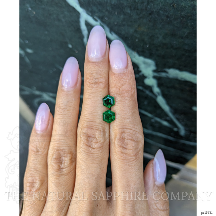 1.80 Ct.Tw. Emerald Pair from Zambia