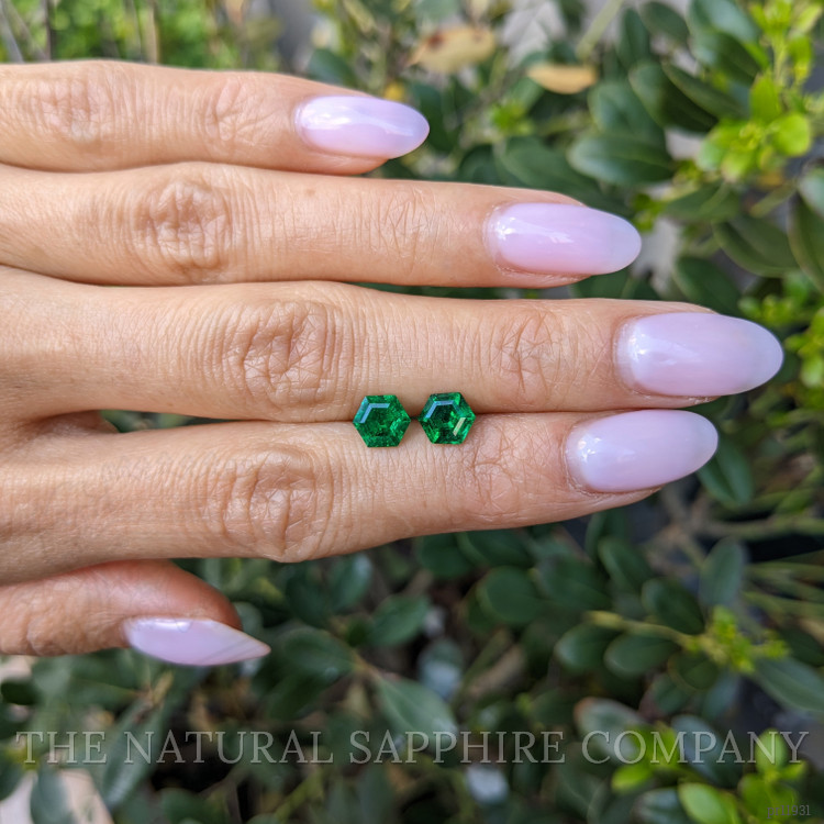 1.80 Ct.Tw. Emerald Pair from Zambia