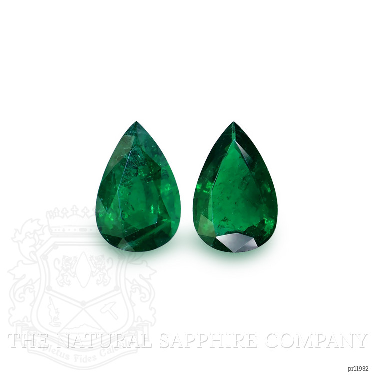 14.07 Ct.Tw. Emerald Pair from Zambia
