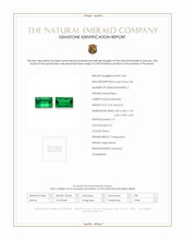0.54 Ct.Tw.Total Carat Weight Emerald Pair from Afghanistan Scan Report