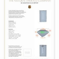0.54&nbsp;Ct.Tw.Total Carat Weight Emerald Pair from Afghanistan 3 D Scan Report