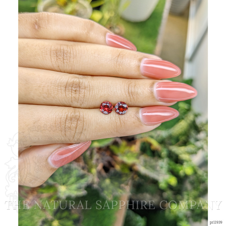 1.78 Ct.Tw. Almandine Garnet Pair from Ceylon (Sri Lanka)