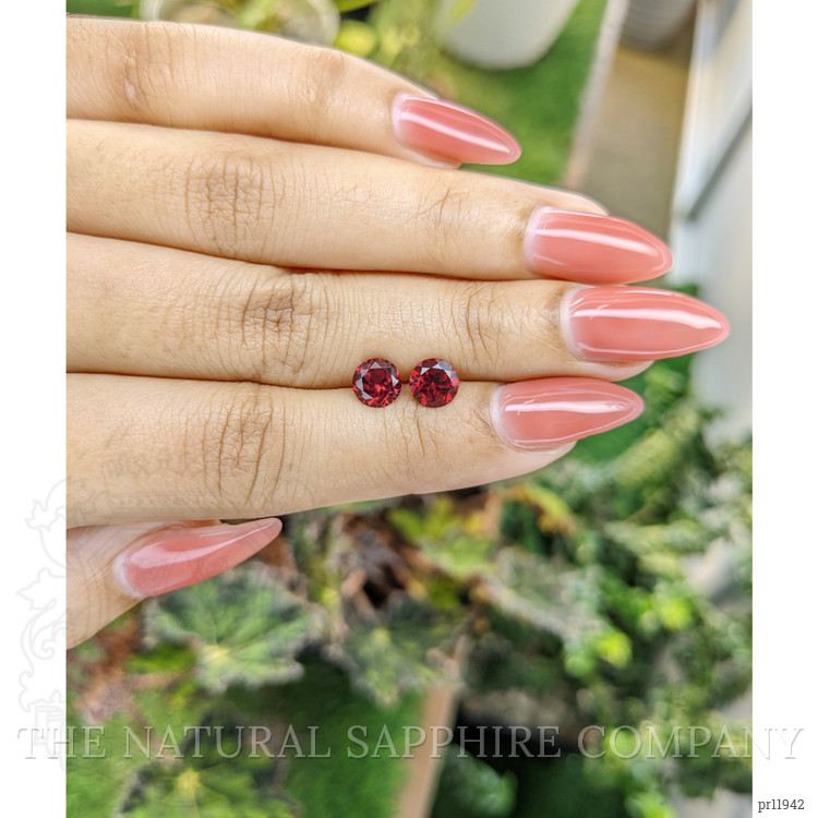 2.04 Ct.Tw. Almandine Garnet Pair from Ceylon (Sri Lanka)