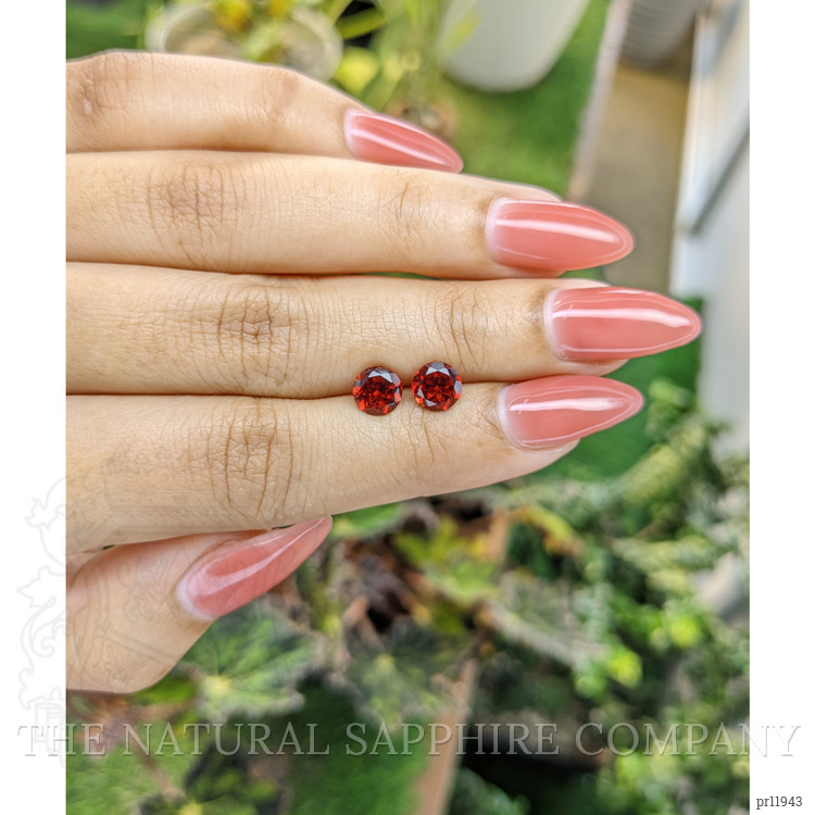 2.20 Ct.Tw. Almandine Garnet Pair from Ceylon (Sri Lanka)